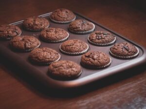 Muffin proteici al cioccolato, senza glutine